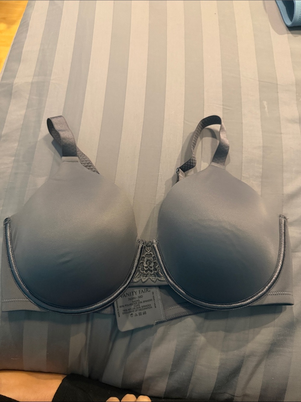 Vanity Fair Gray Molded T-Shirt Bra with Light Padding